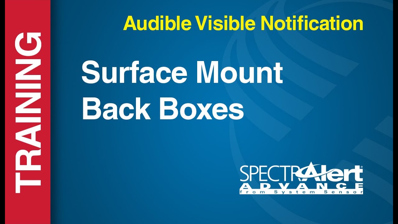 AV - Surface Mount Back Boxes