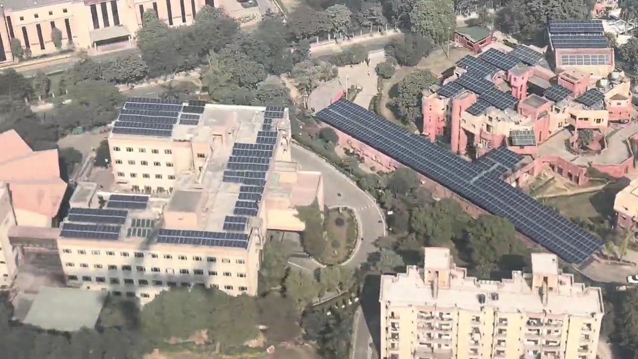 Landing at Delhi airport 