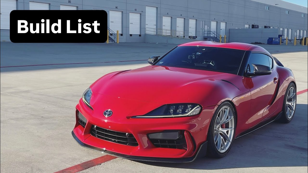 Tuned 500hp Mk5 Supra build list & walkthrough!