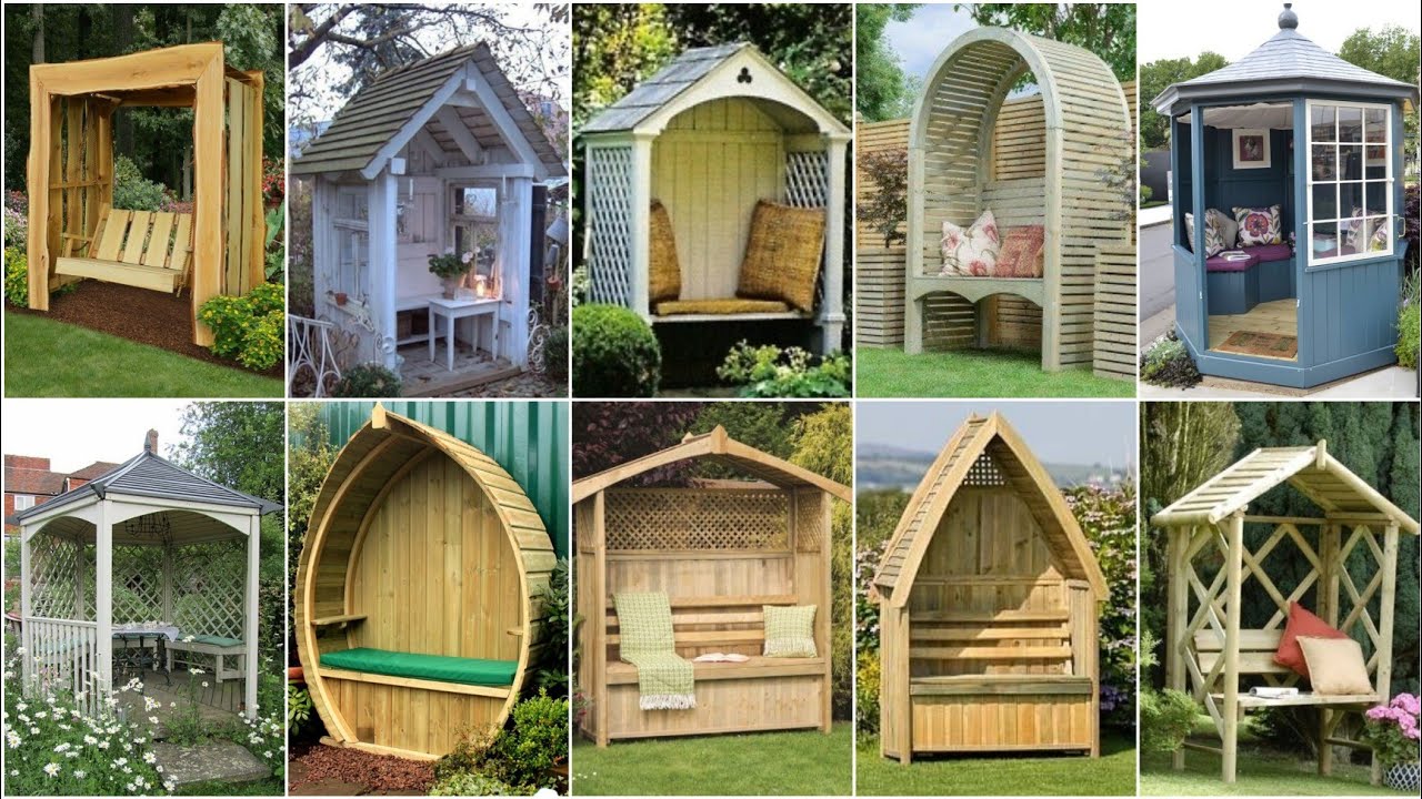 Garden Arbour Seat | Beautiful Garden Arbour Seat Ideas Photos | Garden Arbour Seat Designs Photos