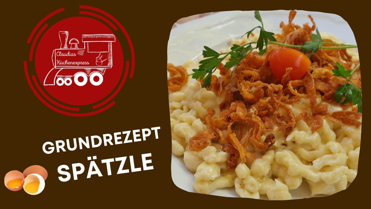 GRUNDREZEPT  SPÄTZLE - nichts einfacher als das ⭐⭐⭐⭐⭐