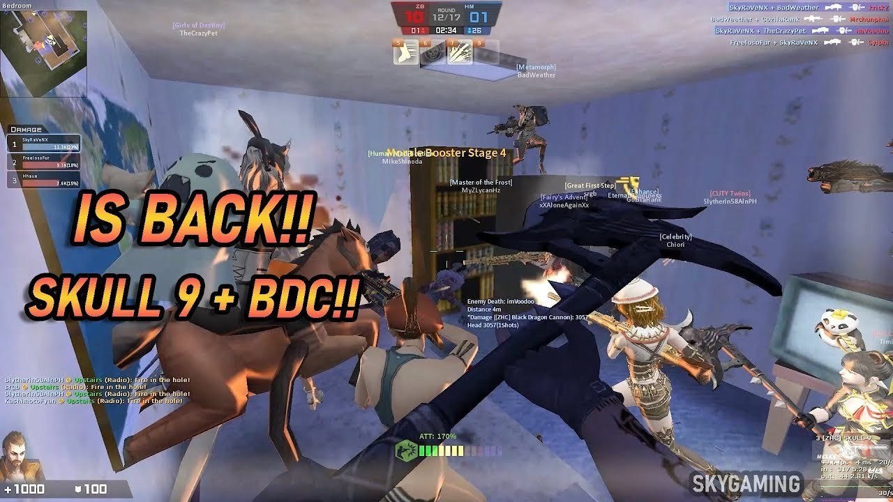 MONTAGE Skull - 9 + Black Dragon Canon 2025 - Zombie Hero Classic - Counter Strike Nexon