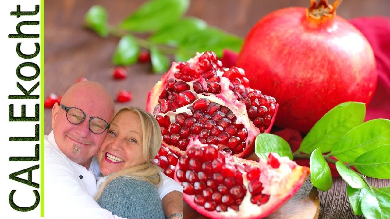 Granatapfel öffnen und entkernen ohne Sauerei. Besser geht es nicht !!
