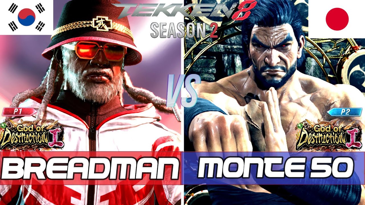 Tekken 8 ▰ Breadman (Leroy) Vs Monte (Heihachi) ▰ High Level Gameplay