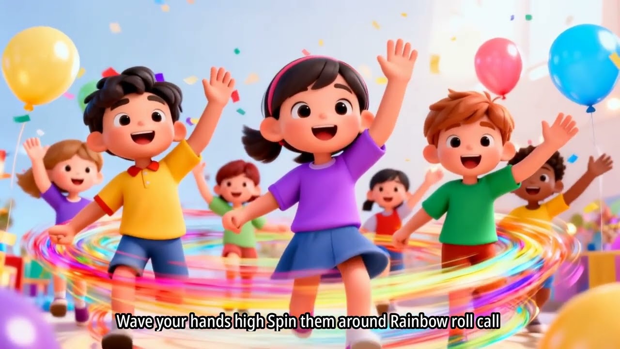 Rainbow Colors Song 🌈 Fun for Toddlers