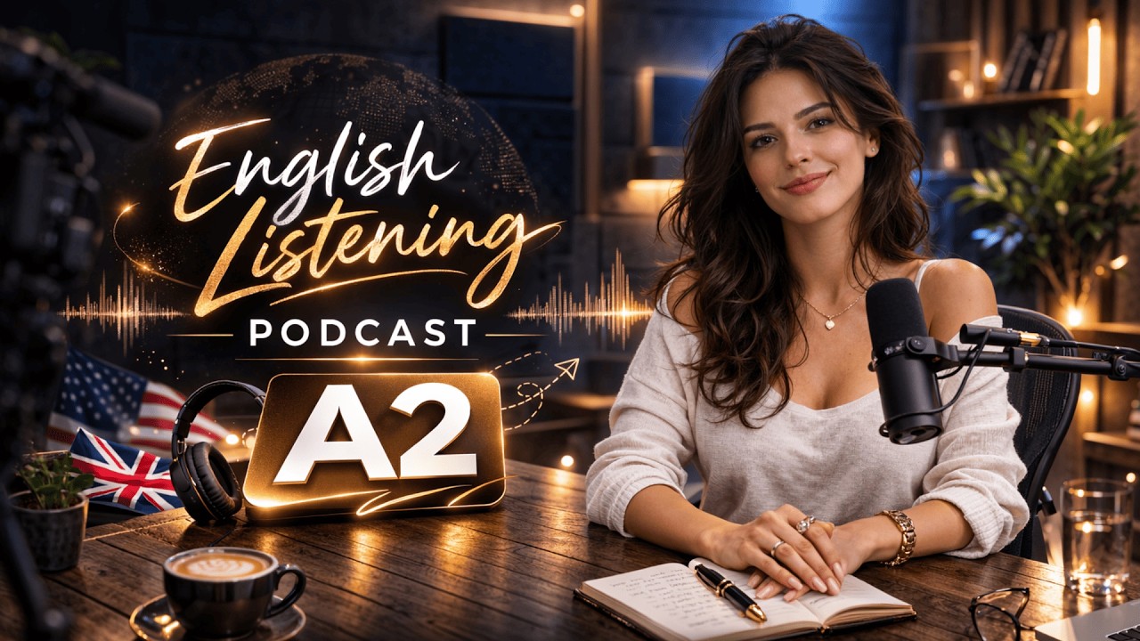 Slow English Podcast | Listening Practice for Beginners (A2) 8 Hours