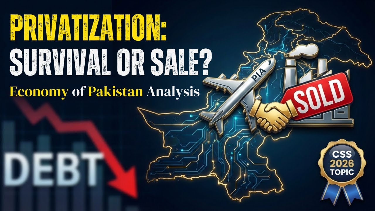 Privatization in Pakistan: Survival or Sale? | Economy of Pakistan Analysis | CSS Current Affairs