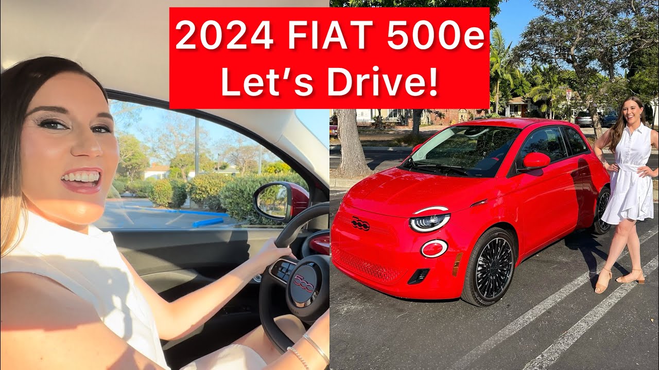 Let’s Take a Drive In The 2024 Fiat 500e in Los Angeles! The Perfect Small EV For A Big City!