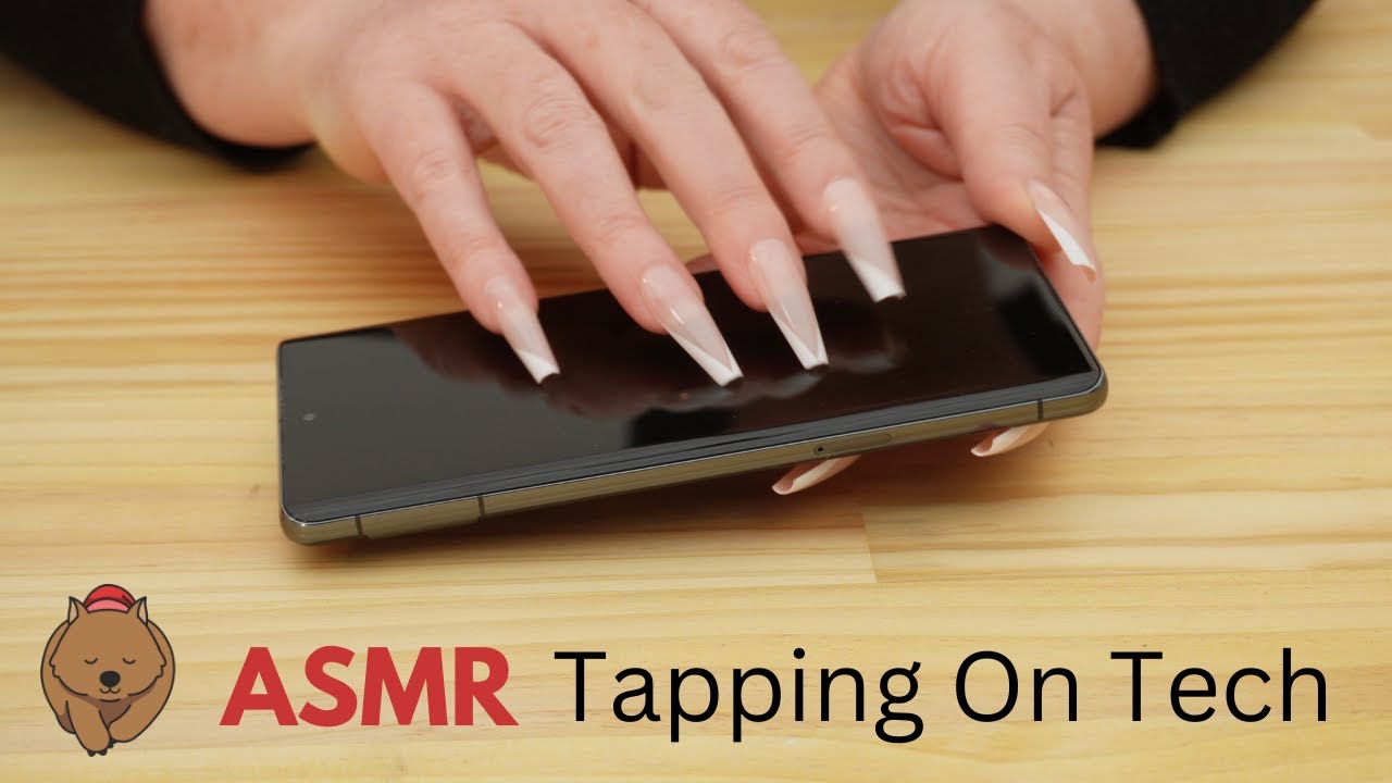 ASMR Tapping On Phone And Other Tech | Long Nails | No Talking