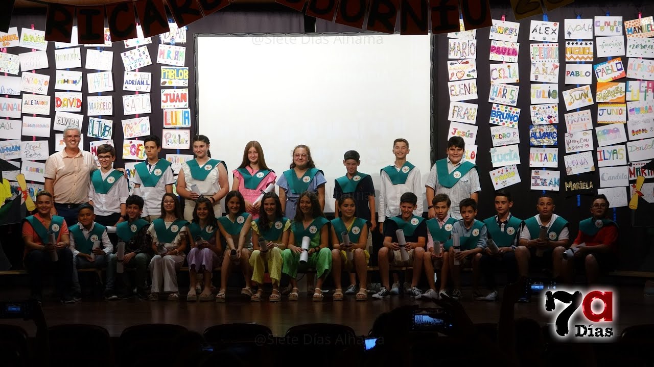 Graduación de los alumnos de 6º A del CEIP Ricardo Codorníu de Alhama de Murcia