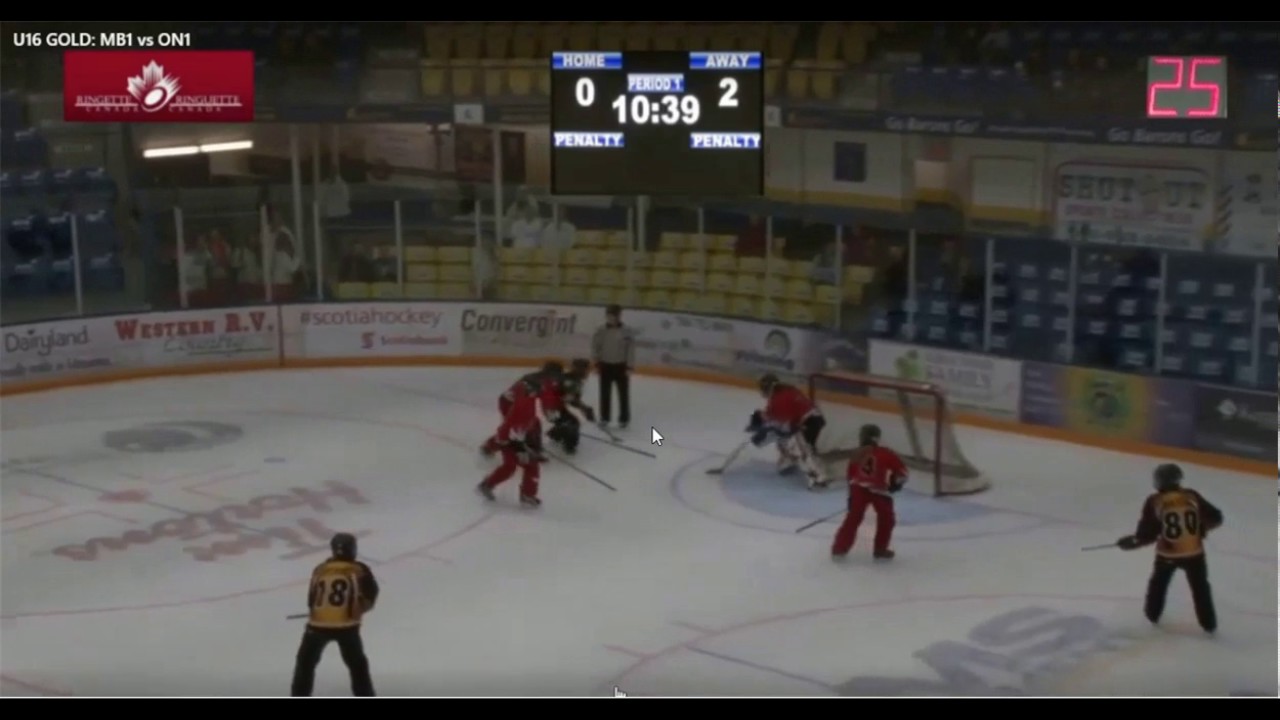 Ringette - Plays - Down Cycle to Back Pass Defensive Triangle Opener
