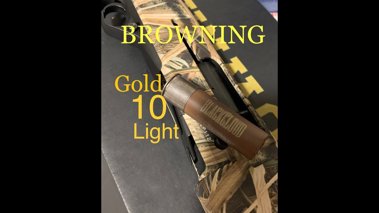 Browning Gold 10 Light (часть 1): первые выстрелы и образцы