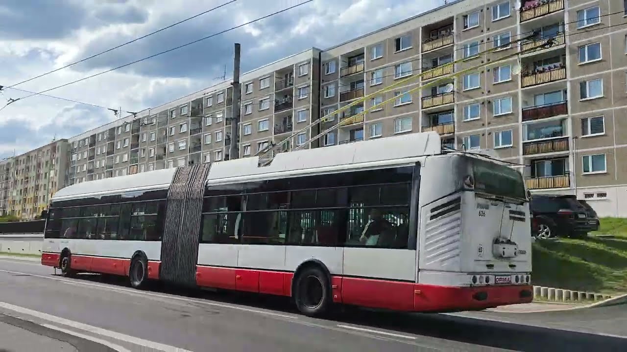 DPmÚL | Škoda 25Tr Citelis 1B #636 | [53] průjezd Doběticemi