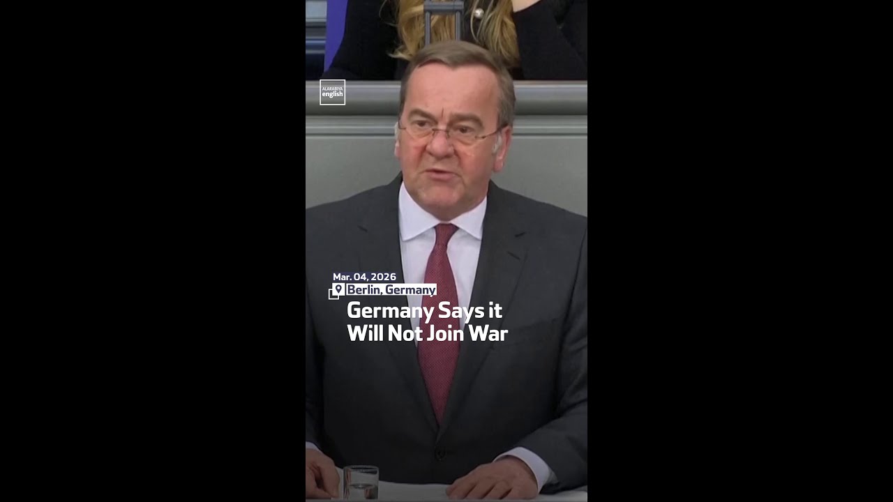 Germany Says it Will Not Join War