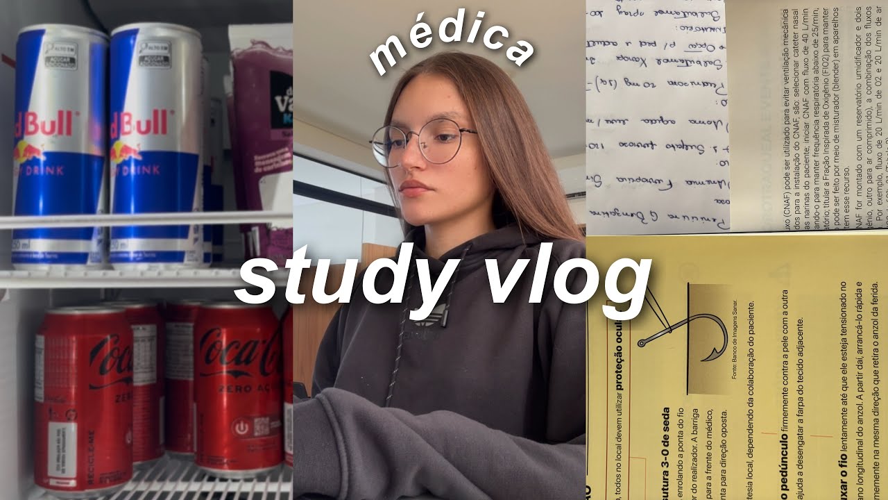 study vlog de uma médica