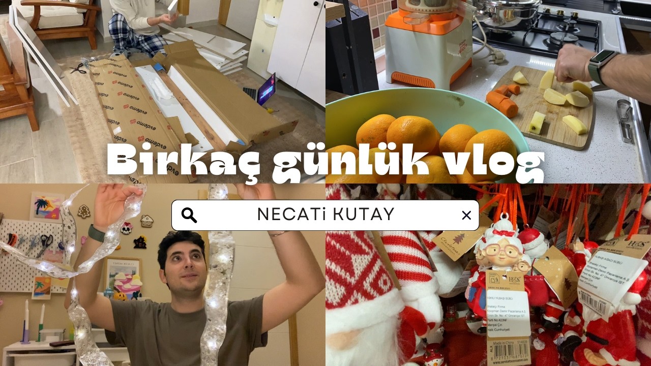 Ada aldım! | Yılbaşı ağacıma ışık aldım 🎄 + kahvaltı hazırlığı VLOG
