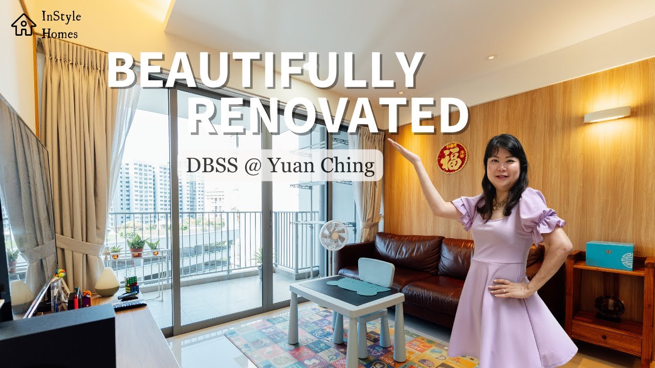 Beautifully Renovated DBSS at Yuan Ching corner 4 room flat for sale with unblocked views