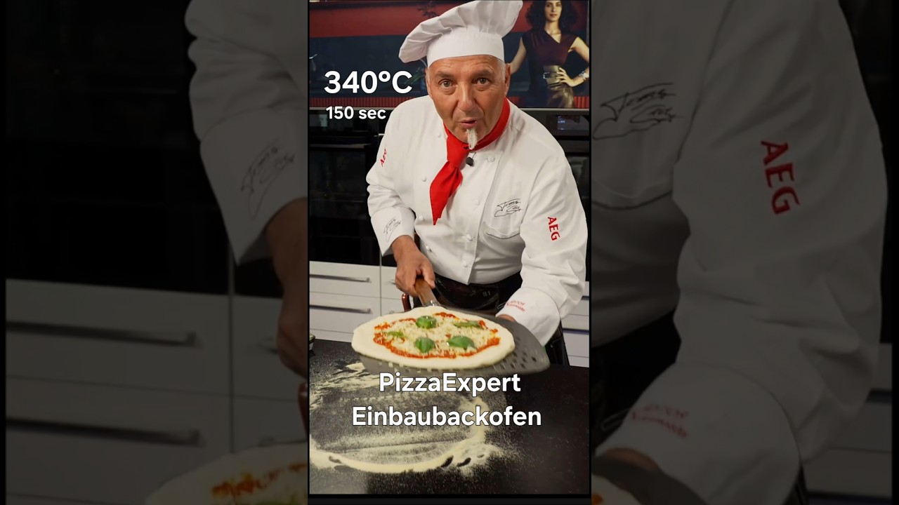 PizzaExpert Einbaubackofen 340&deg;C 150 sec