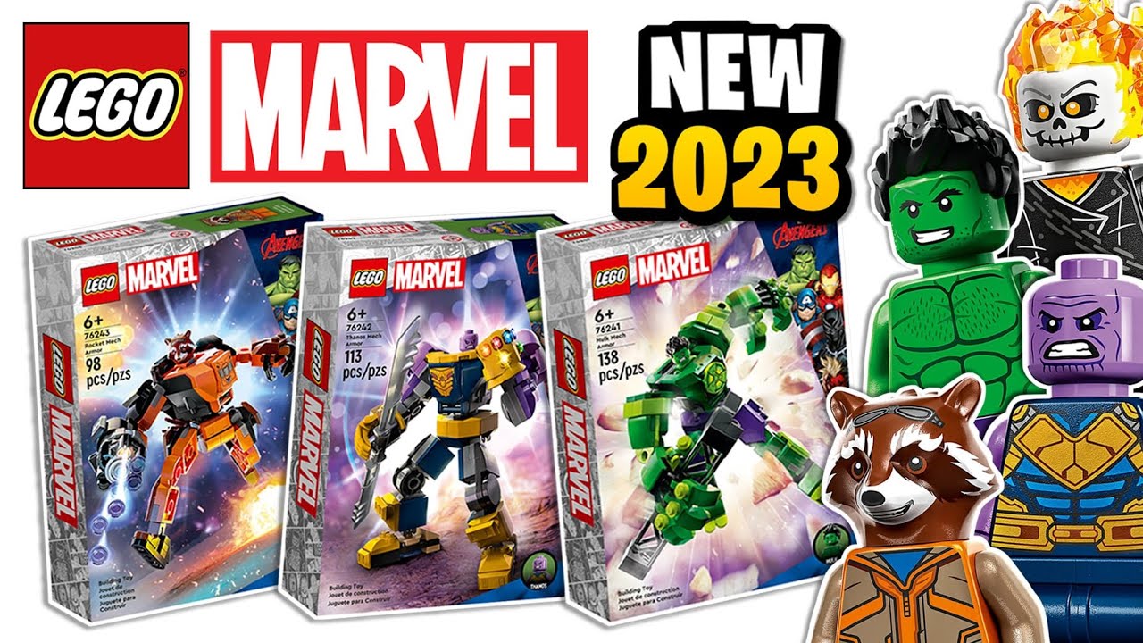 LEGO Marvel 2023 Mechs ОФИЦИАЛЬНО представлены