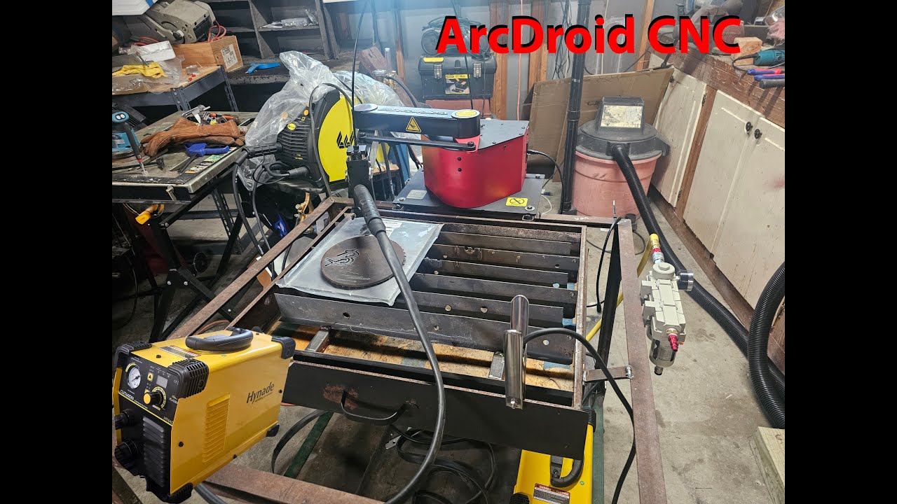 The Cheapest CNC ArcDroid Plasma Cutter Setup | Water Table |