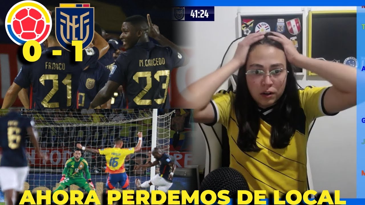 REACCIÓN 🟡COLOMBIA 0 - 1 ECUADOR🟡 | Eliminatorias Sudamericanas