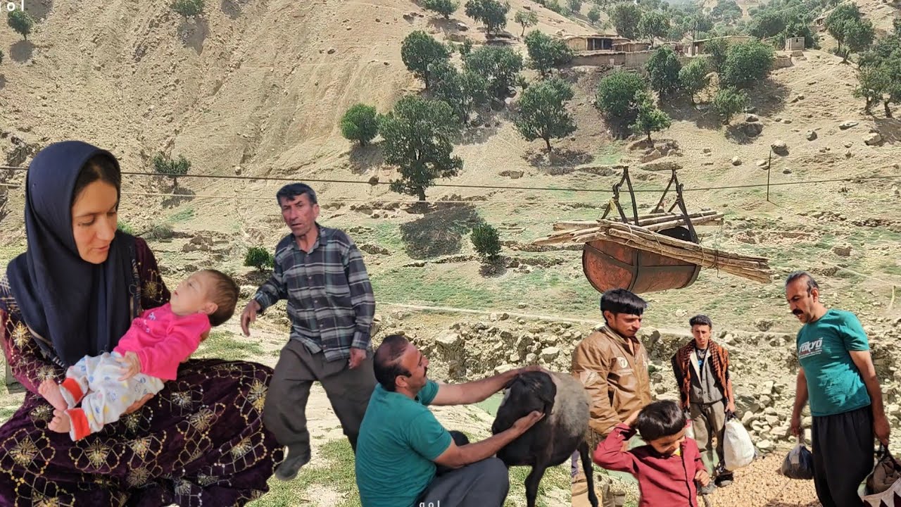 Nomadic life Shaban's journey to Garmsir to find remaining provisions and carry firewoodDescription
