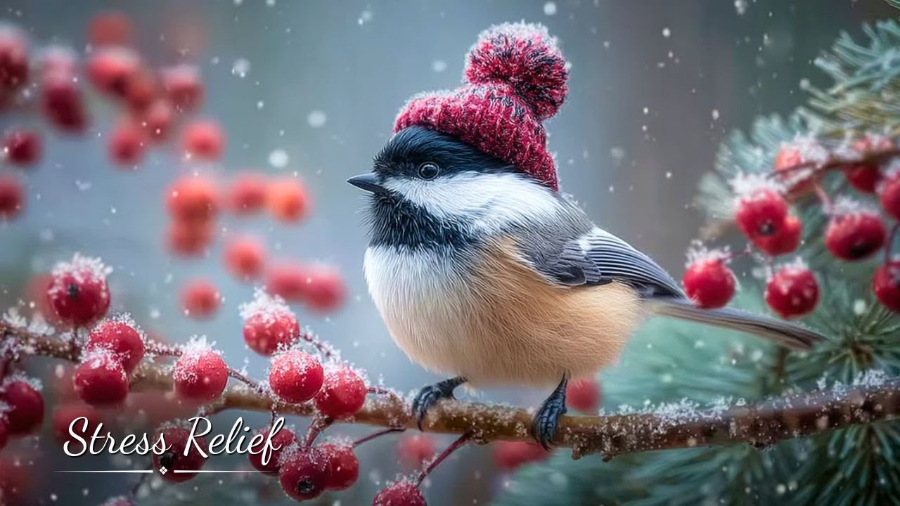 Snowfall and Birdsong ❄️ Soft Piano Melodies for Relaxation, Emotional Healing, and Restful Sleep