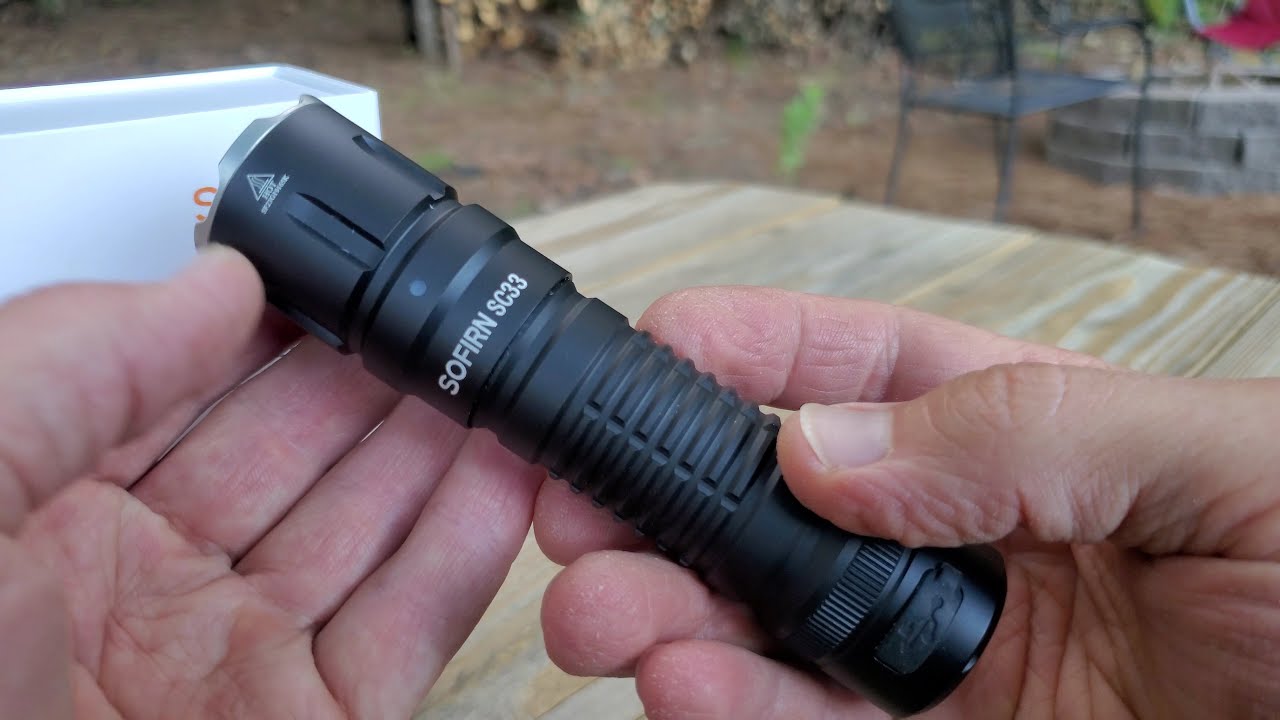 Sofirn SC33 Flashlight Tail E-Switch CSTEBOKE XHP70.3 5200 Lumens / Beamshots Acebeam E70 & IF23