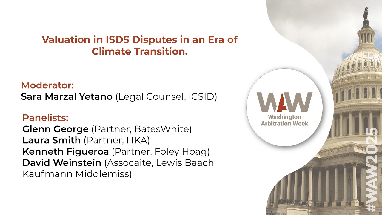 Valuation in ISDS Disputes in an Era of Climate Transition.