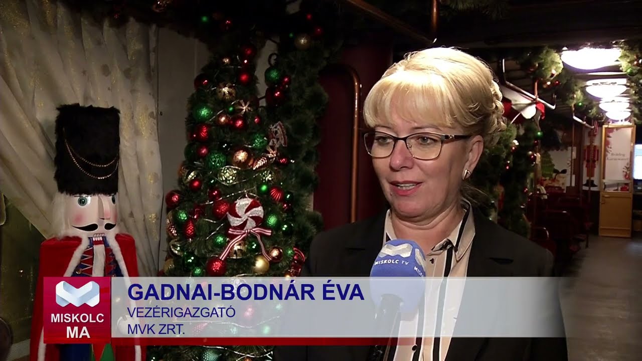 Miskolc Ma 2026. 01. 19.: Miskolci Adventi Villamos az alkotókkal