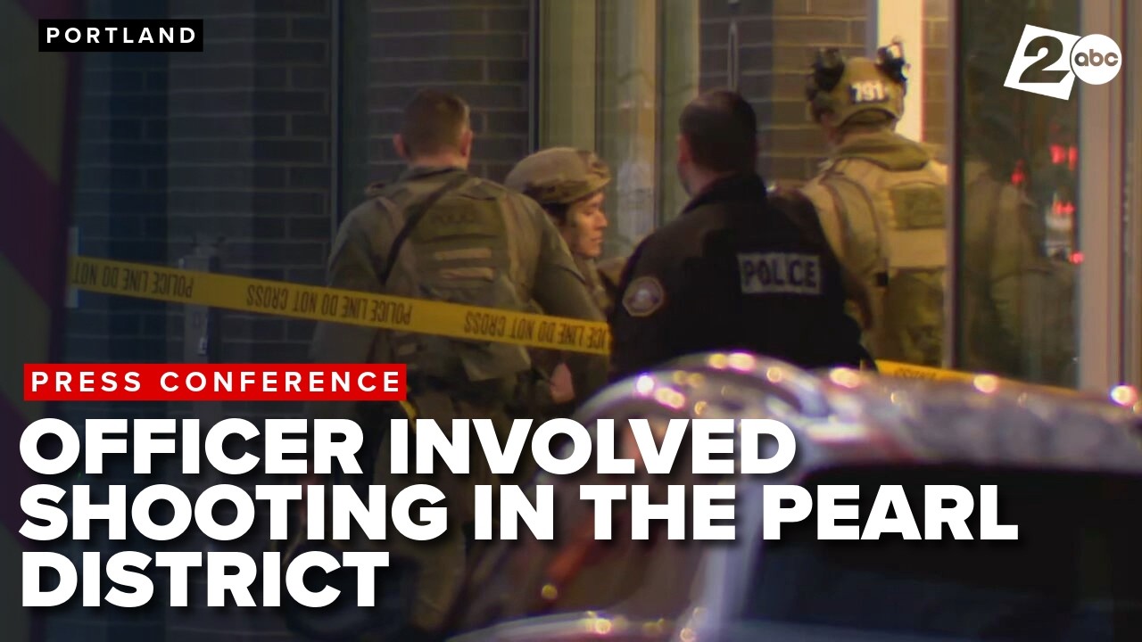 Press Conference: Officer involved shooting in Portland's Pearl District leaves suspect dead