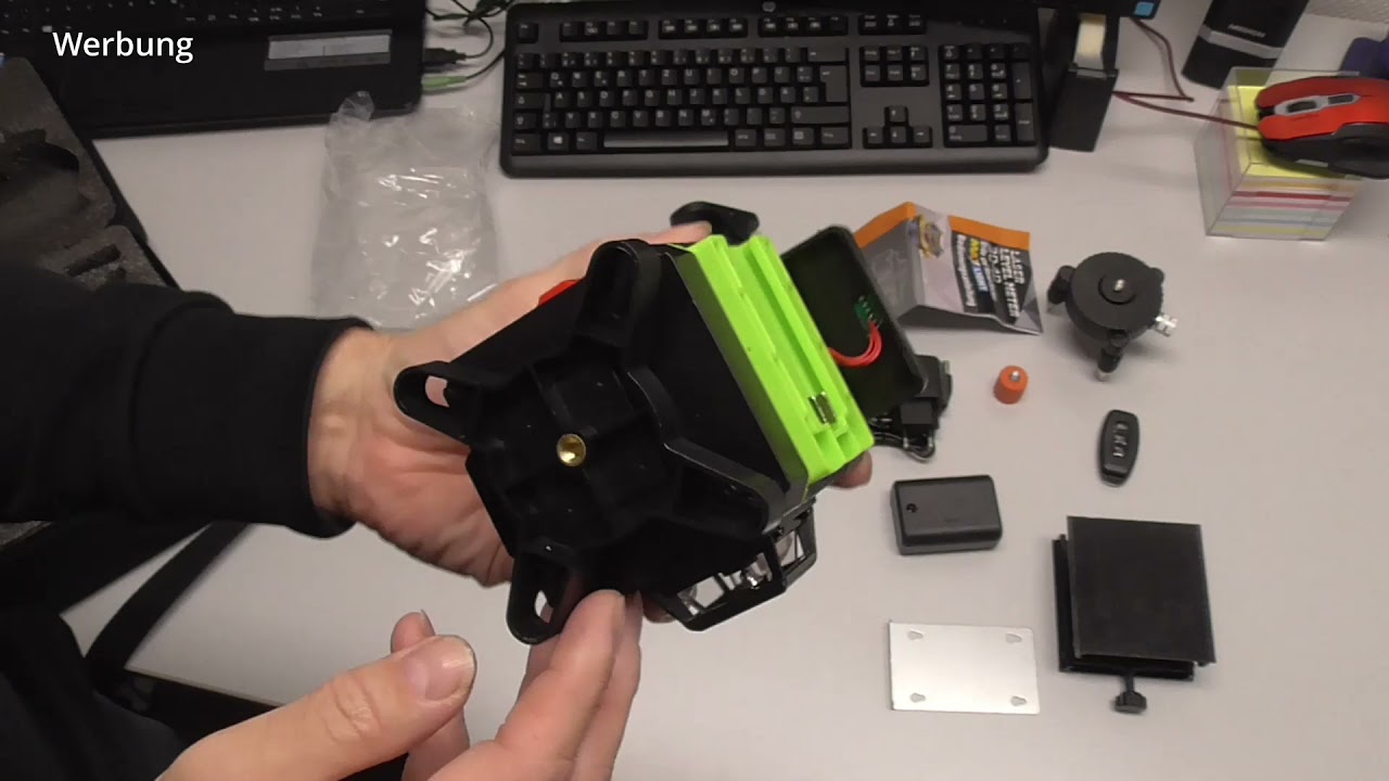 China Kreuzlinienlaser Unboxing und Test