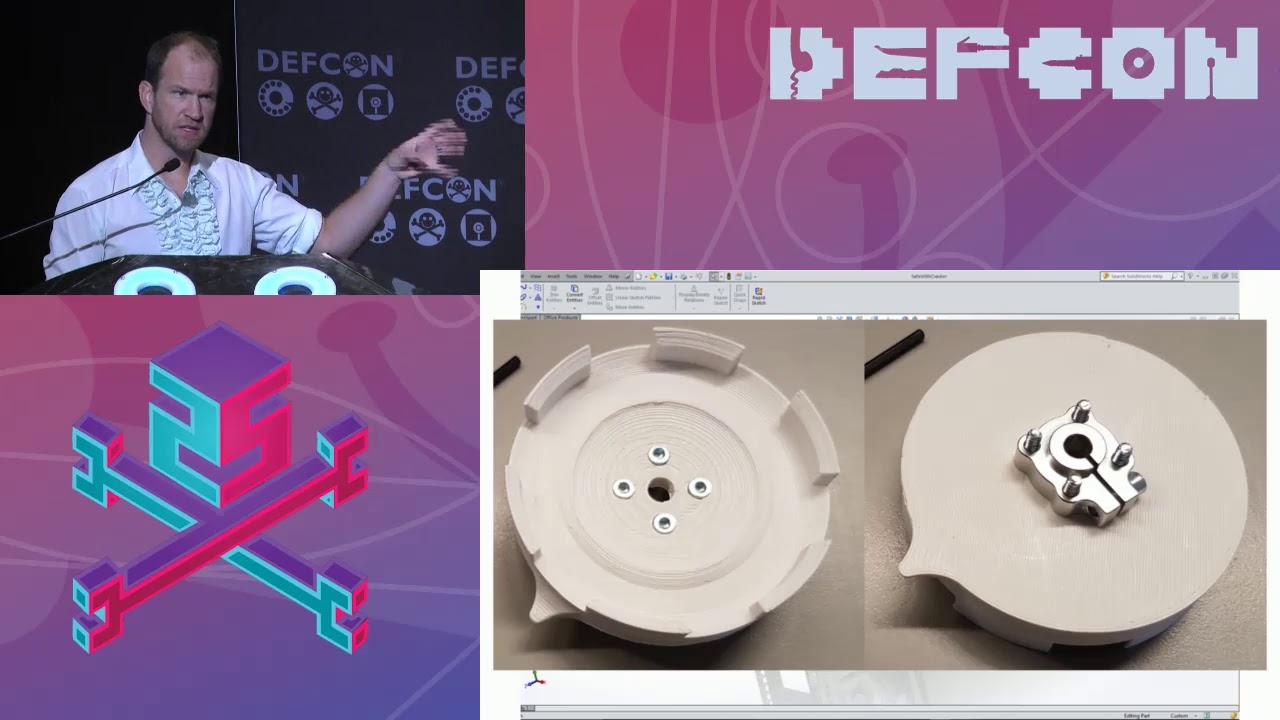 DEF CON 25 - Nathan Seidle -Open Source Safe Cracking Robots: Combinations Under 1 Hour