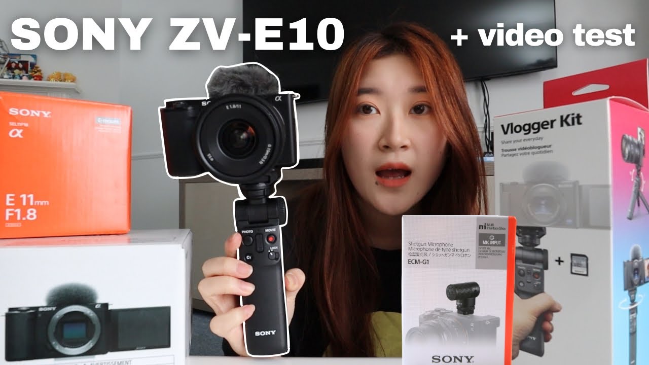 Новая камера для видеоблога! Sony ZV-E10, широкоугольный объектив 11 мм F1.8, микрофон ECM-G1, шт...