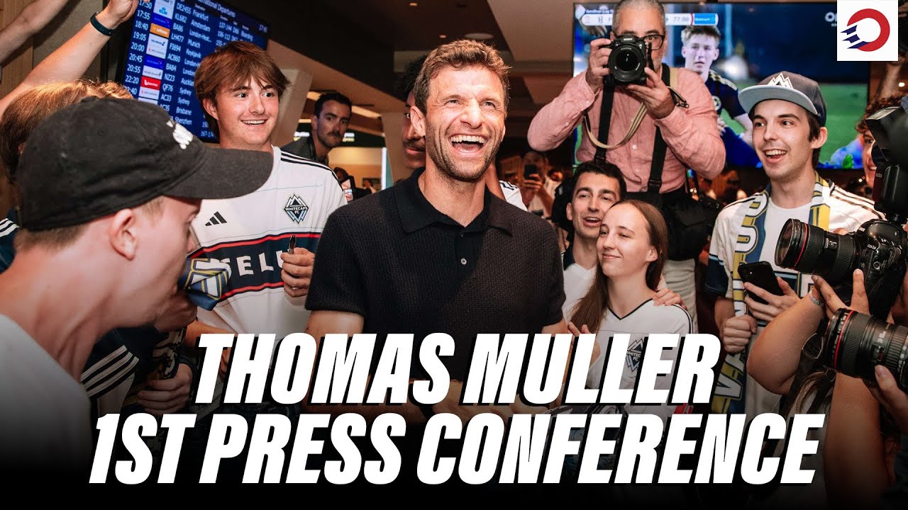 THOMAS MÜLLER'S 1st press conference with Vancouver Whitecaps 🎙️ | LIVE STREAM