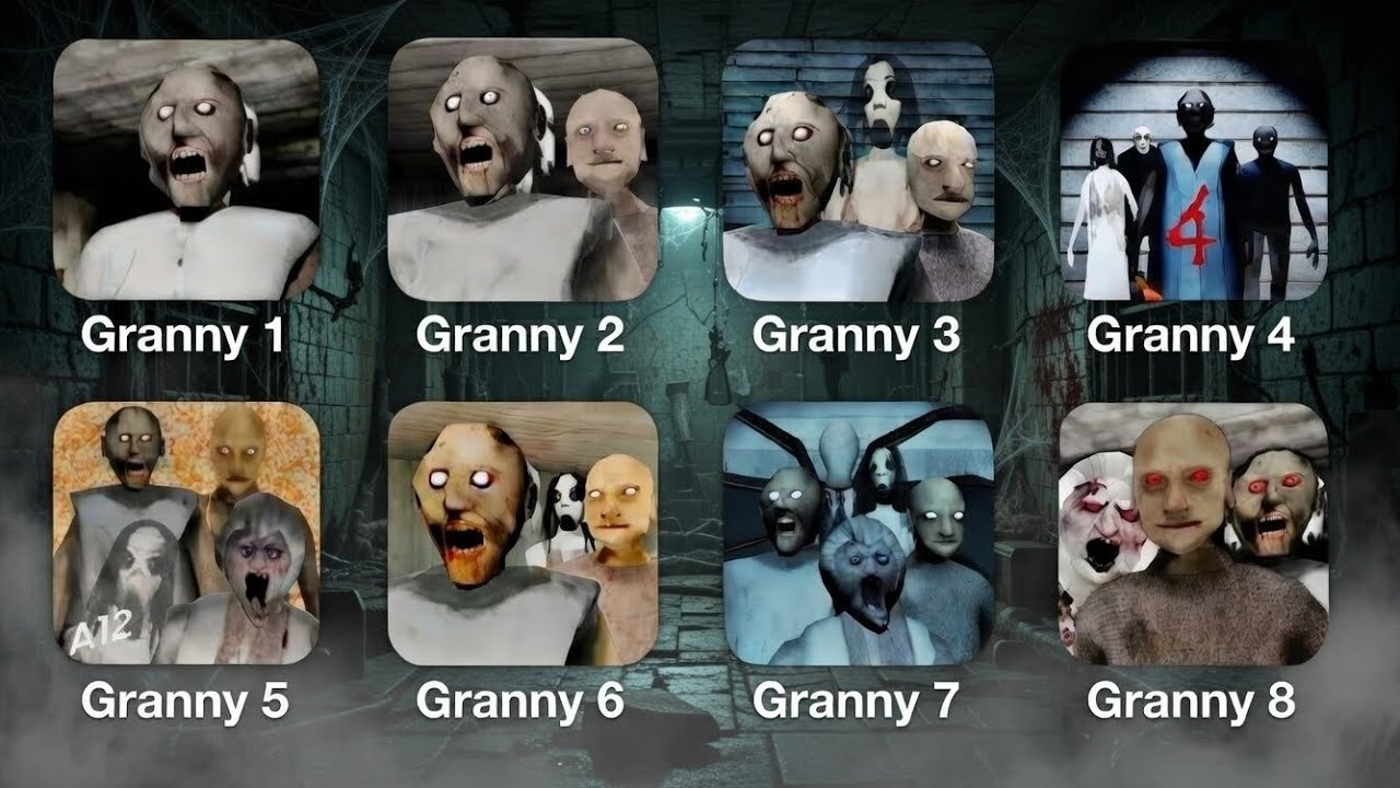 Granny 1, 2, 3 All New Mods || Barbie Granny 1,2,3 | Red Granny 1,2,3 | Squid Game New Granny | Mods