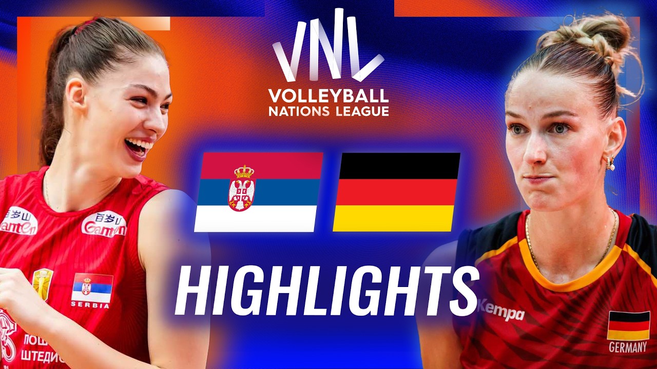 Serbia 🇷🇸 vs. Germany 🇩🇪 - Highlights | Week 3 | Women's VNL 2026