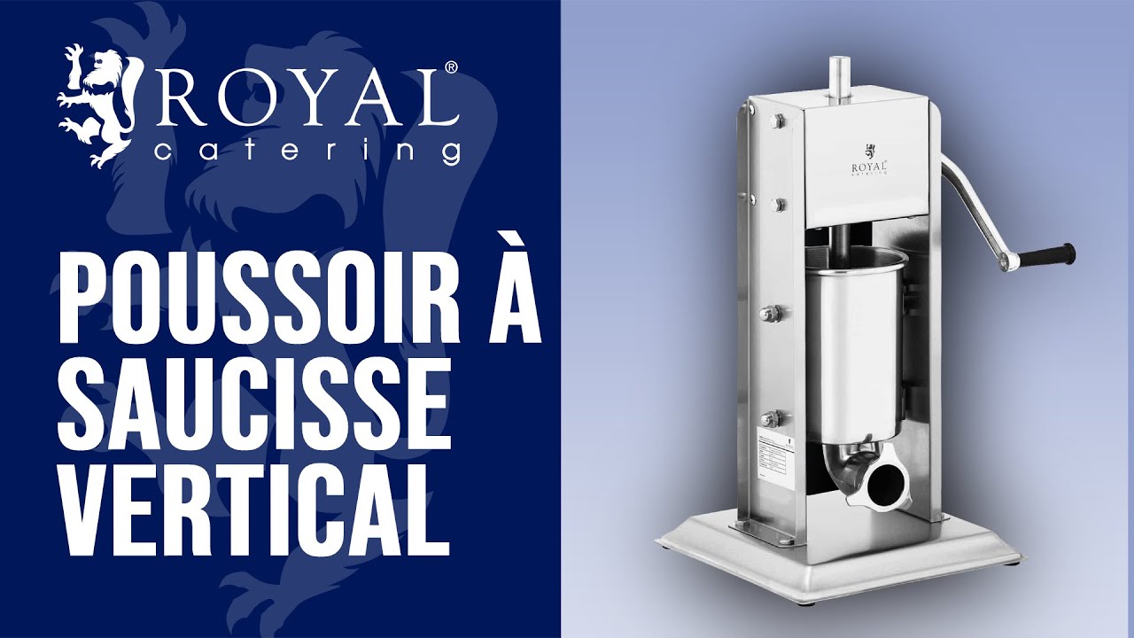 Poussoir &agrave; saucisse vertical RCWV-3L  | Royal Catering | Pr&eacute;sentation de produit