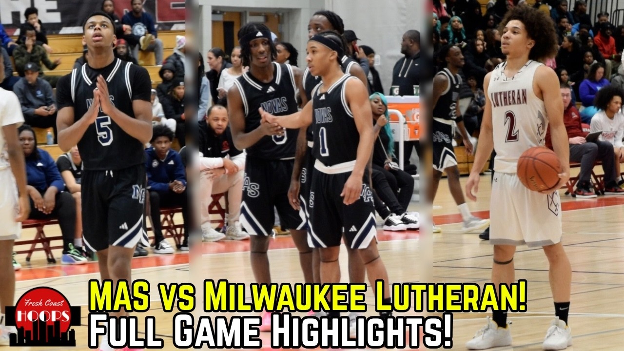 Milwaukee Hoopers GO AT IT! MAS vs Milwaukee Lutheran Was Wild!