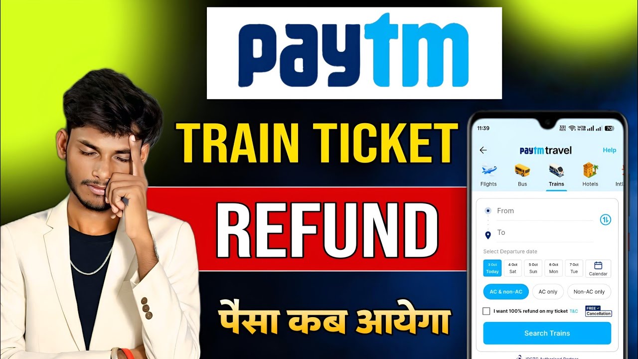 Paytm Ticket Cancel Refund Paisa Kab Aayega? 🎟️ | Waiting Ticket & IRCTC Refund Guide