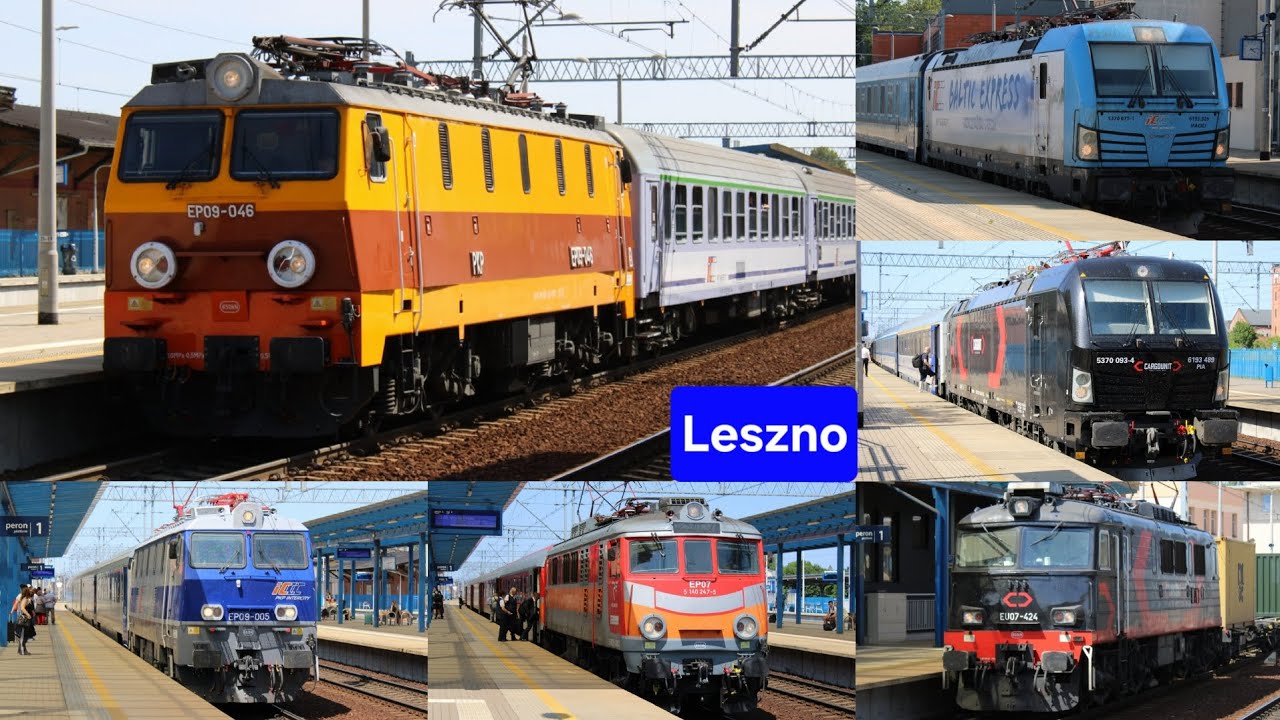 Pociągi na stacji Leszno TLK, IC, KW, PolRegio