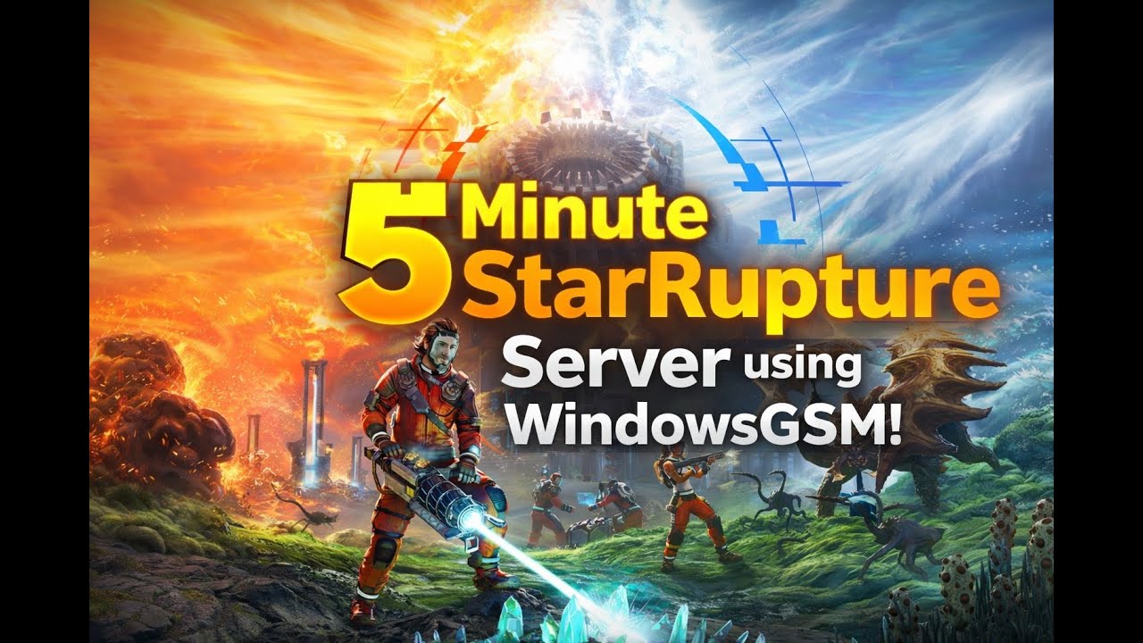 Setup a StarRupture Server in 5 minutes using WindowsGSM!