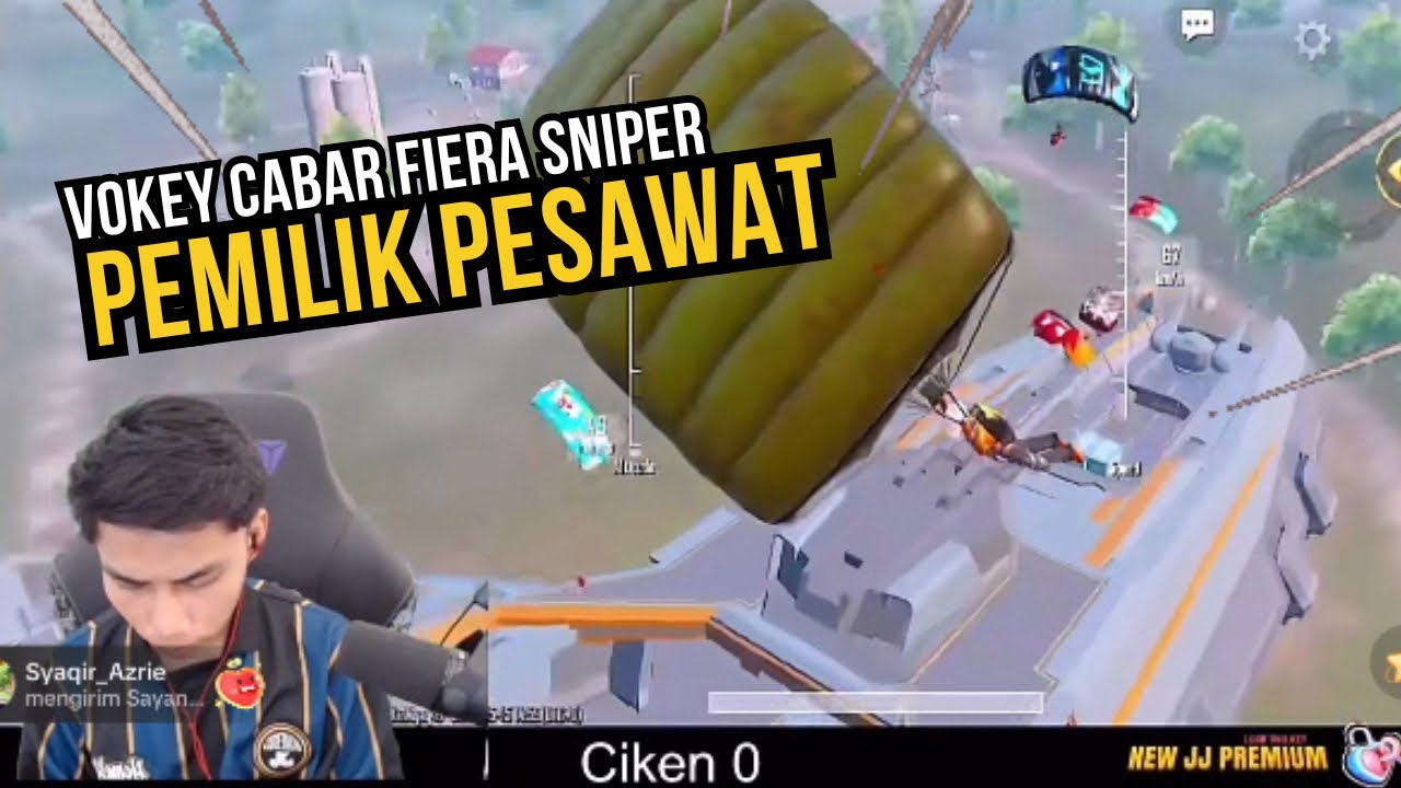 VOKEY CABAR FIERA SNIPER PEMILIK PESAWAT TURUN KAT EVENT 🔥