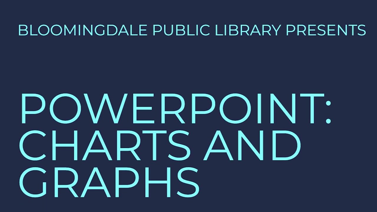 PowerPoint: Charts and Graphs
