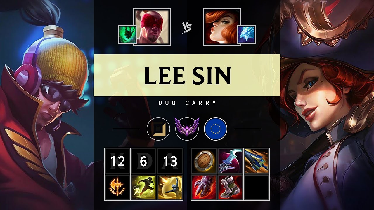 Lee Sin ADC vs Miss Fortune - EUW Master Patch 25.04