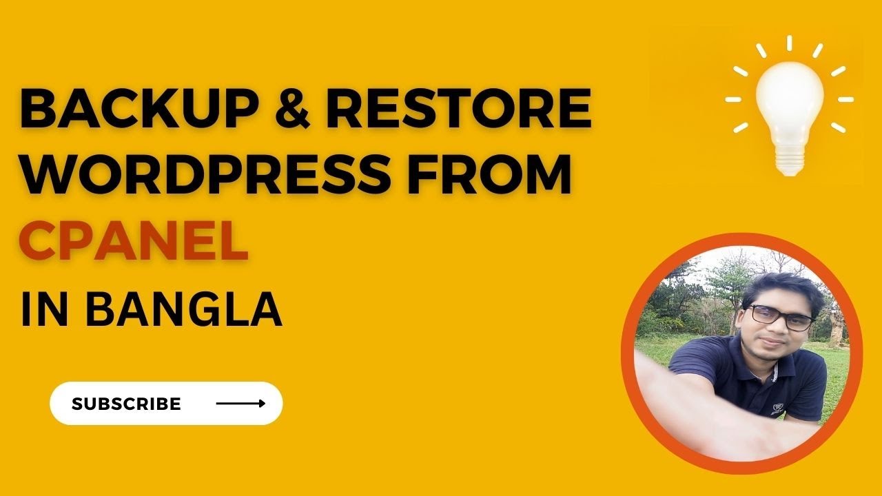 Backup & Restore WordPress from cPanel in Bangla