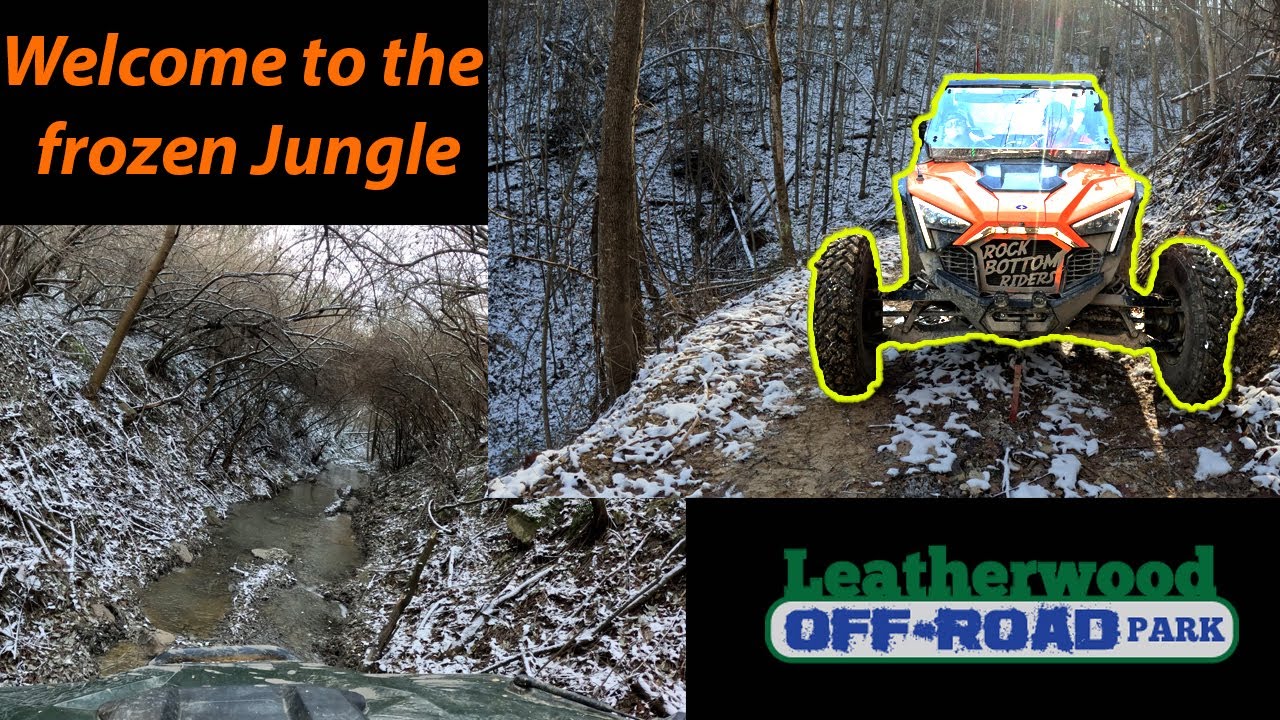 Leatherwood Offroad Park | Everything is Frozen | Welcome to the Jungle | Winter Riding | Snow day
