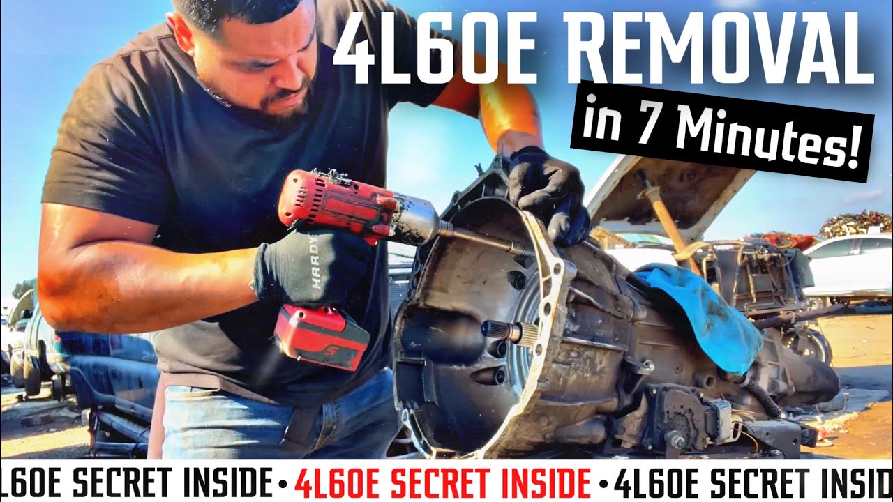 Секрет 4L60E! 🤫 Снятие 4L60E за 7 минут!