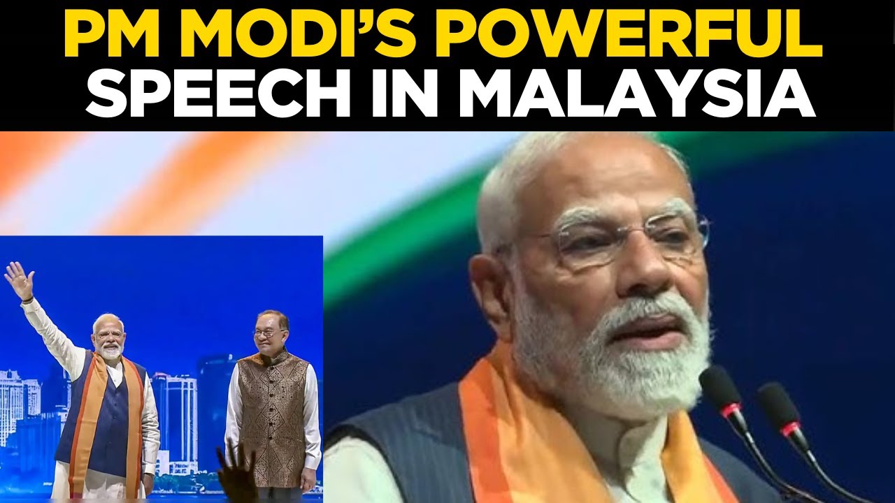 LIVE: PM Modi Addresses Indian Community in Kuala Lumpur | PM Modi in Malaysia LIVE | World News