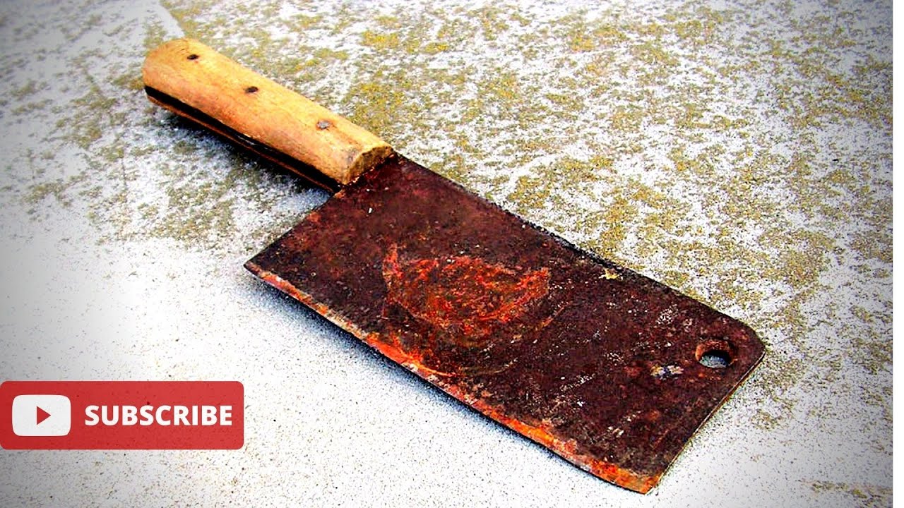 comment nettoyer des couteaux de cuisine rouillés : Restauration couteaux de boucher